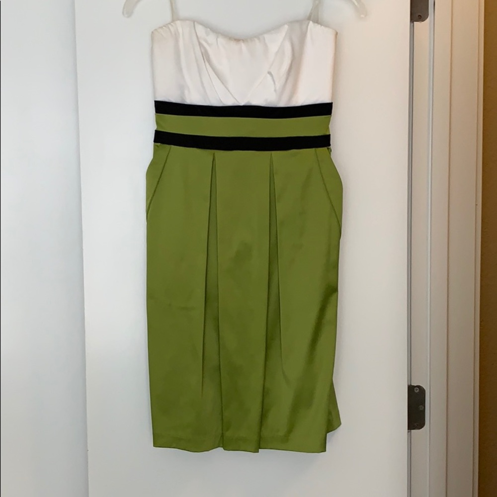 Strapless cocktail dress